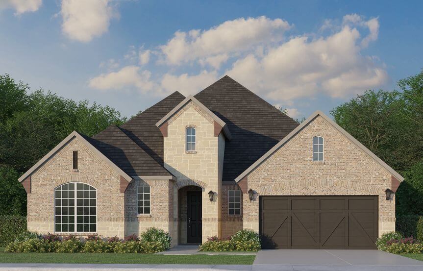 American Legend Plan 1624 Elevation AS in TGF