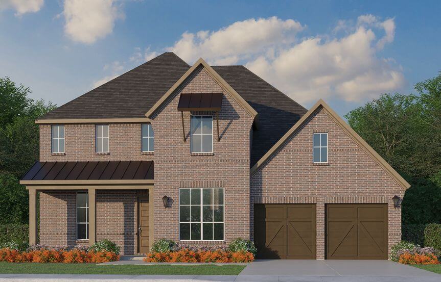 American Legend Plan 1639 Elevation B in TGF