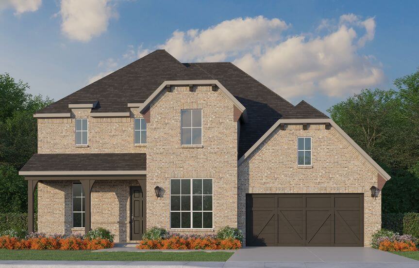 American Legend Plan 1639 Elevation A in TGF