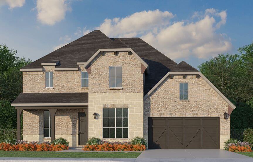 American Legend Plan 1639 Elevation AS in TGF