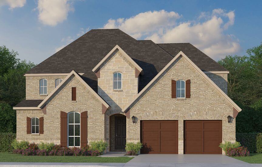 American Legend Plan 1640 Elevation AS in TGF