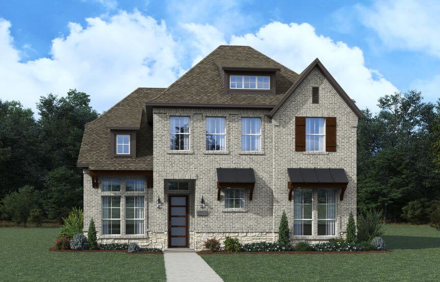 Chesmar Homes Medina Elevation BS in TGF