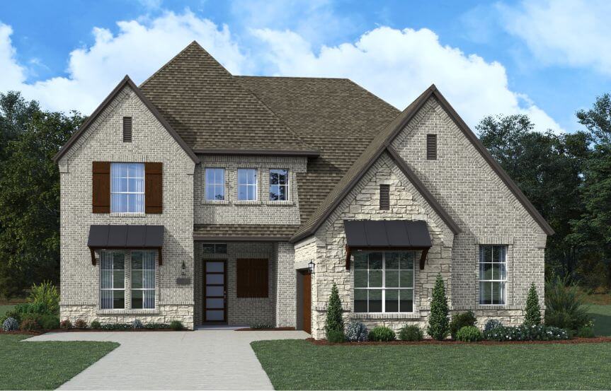 Chesmar Homes Danville Elevation BS in TGF