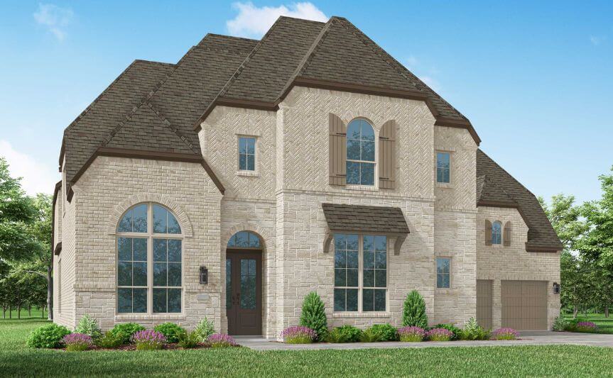 Highland Homes Plan 608 Elevation D in TGF