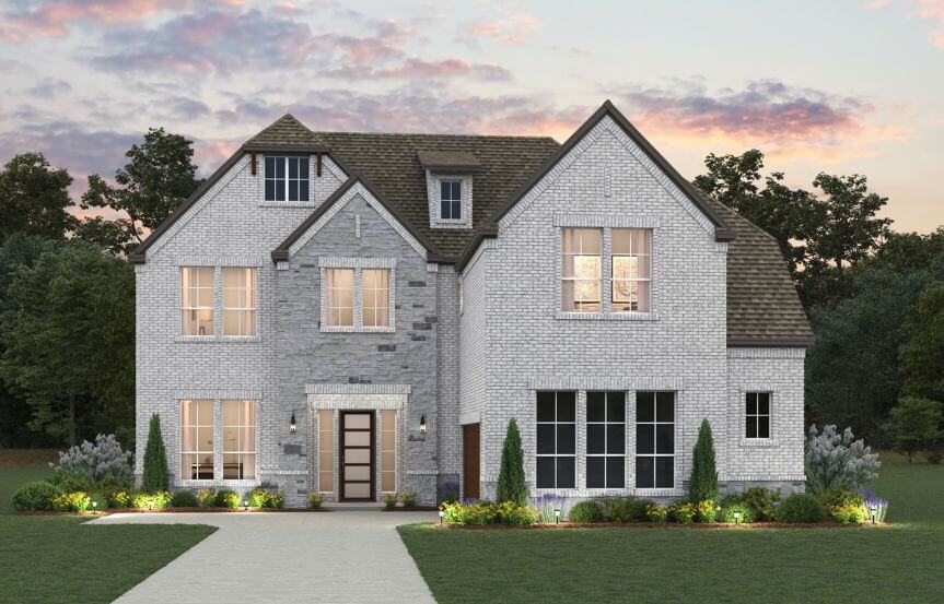 Chesmar Homes Saratoga Elevation AS in TGF