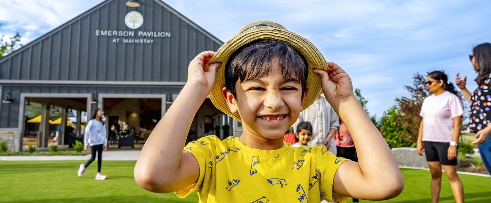 Boy In Hat At Mainstay
