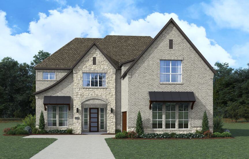 Chesmar Homes Saratoga Elevation BS in TGF