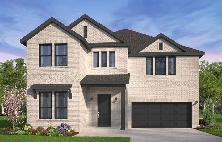 Brookfield Plan Quinlan Elevation Traditional A in TGF