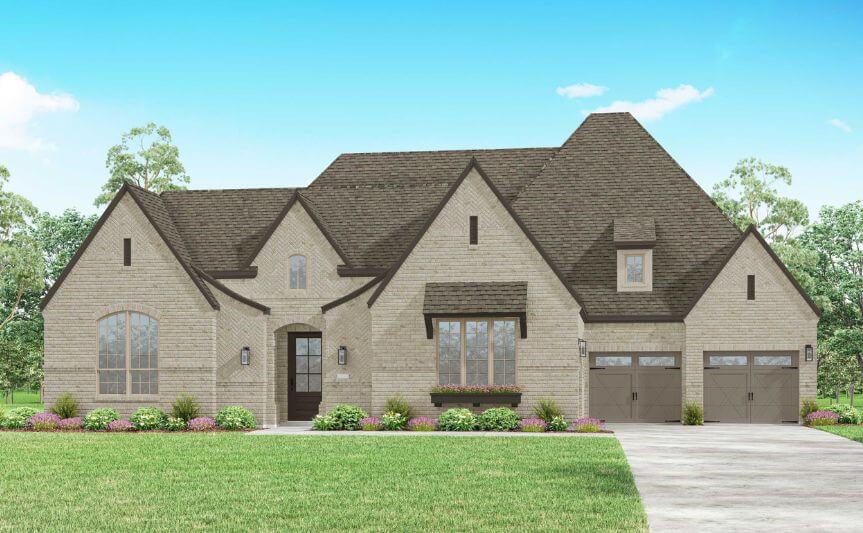 Highland Homes Plan 672 Elevation D in TGF