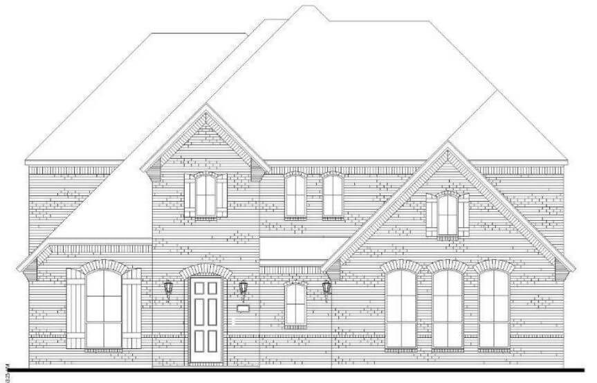 American Legend Plan 1643 Elevation A in TGF