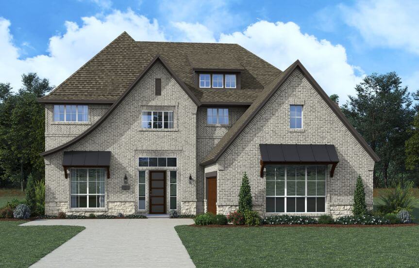 Chesmar Homes Lakewood Elevation BS in TGF