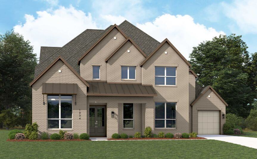 Highland Homes Plan Livorno Elevation M in TGF