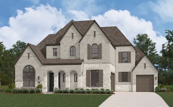 Highland Homes Plan Livorno Elevation D in TGF