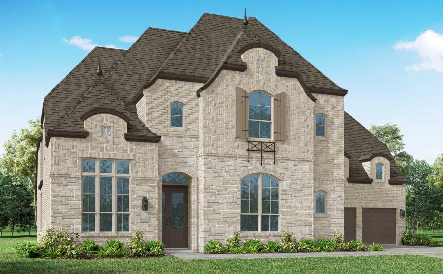 Highland Homes Plan 608 Elevation J in TGF