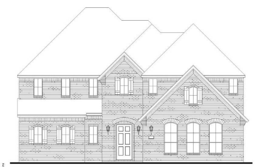 American Legend Plan 1644 Elevation A in TGF