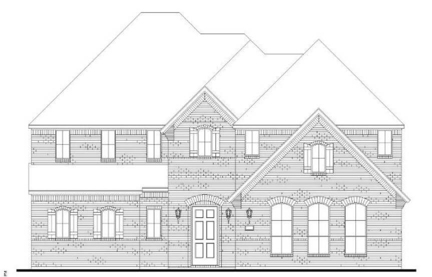 American Legend Plan 1644 Elevation A in TGF