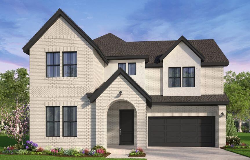 BDRP Woodbury Elevation Modern European in TGF