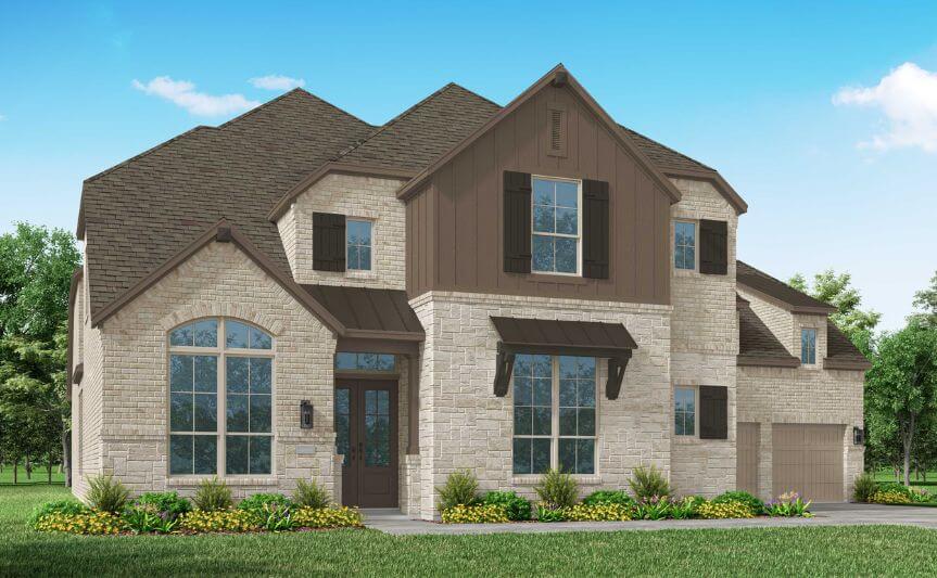 Highland Homes Plan 608 Elevation C in TGF