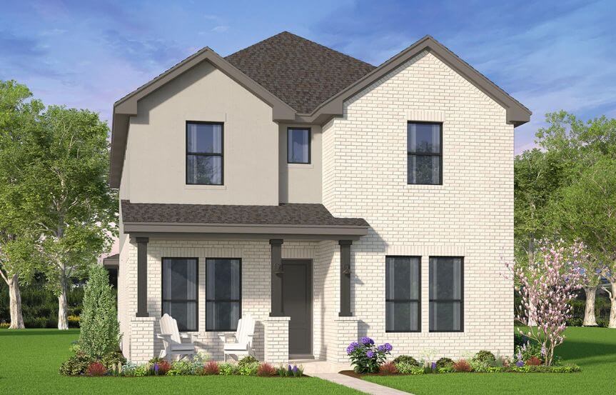 Brookfield Residential Aurora Plan Prairie Elevation in TGF