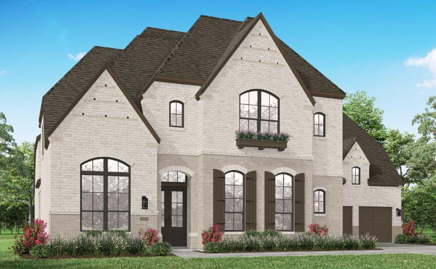 Highland Homes Plan 608 Elevation E  in TGF