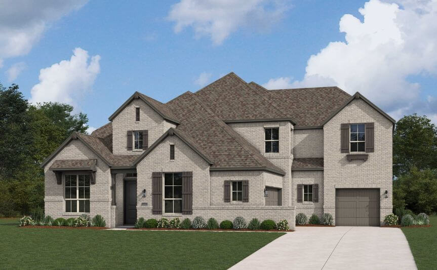 Highland Homes Plan 289 Elevation C in TGF