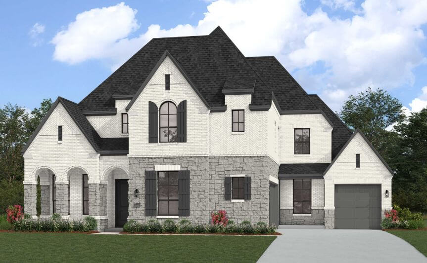 Highland Homes Plan Varese Elevation D in TGF