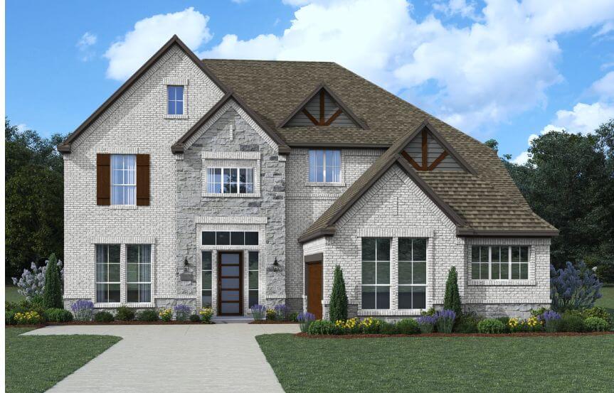 Chesmar Homes Lakewood Elevation AS in TGF