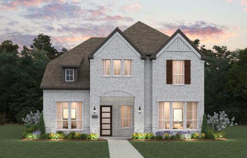 Chesmar Homes Salado Elev A in TGF