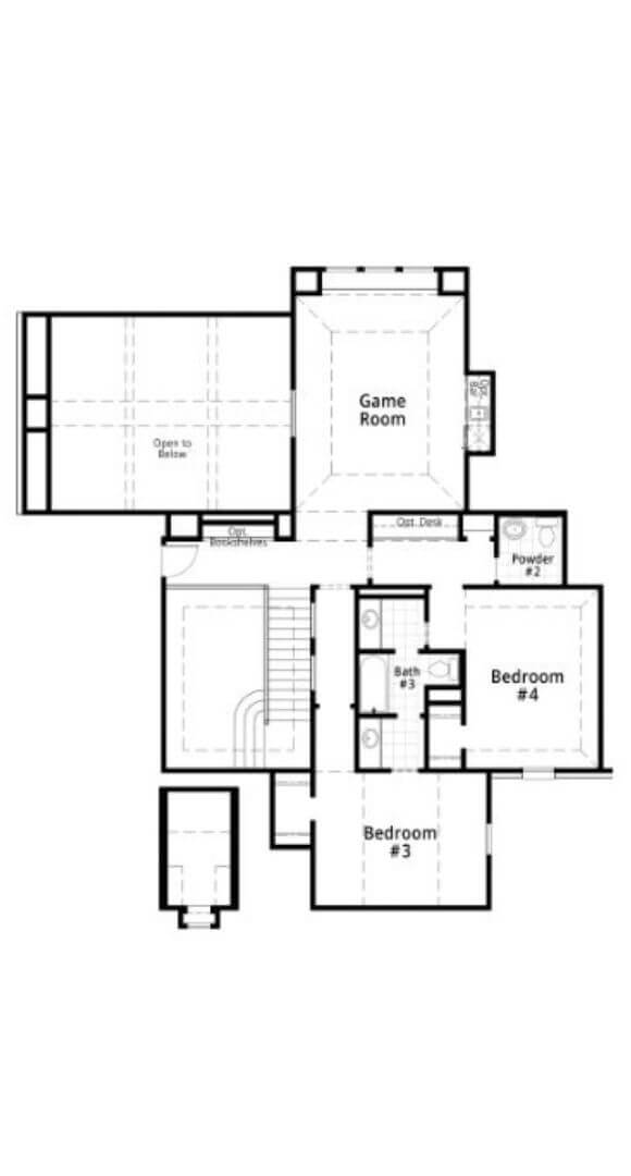 Highland Homes Plan 615 Floorplan 2 in TGF